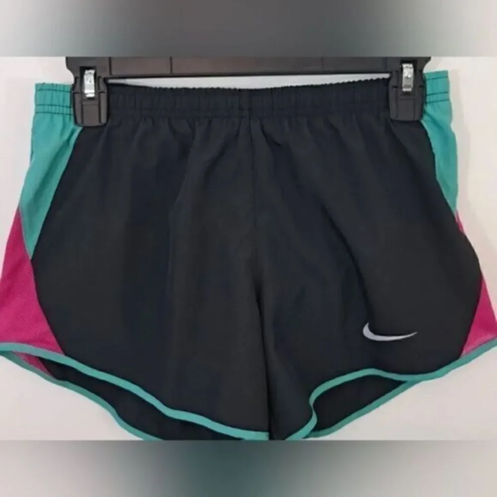 NWT NIKE Women’s Athletic Running Training Black Pink Short Lining - Size XS